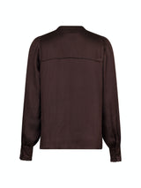 Neo Noir Zola Blouse - Dark Brown