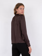 Neo Noir Zola Blouse - Dark Brown