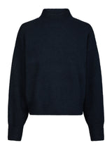 Neo Noir Paulina Knit Blouse - Navy