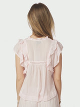Neo Noir Jayla S Voile Top - Light Pink