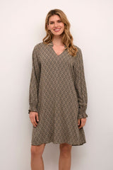 Culture Safi Bello Dress - Sand Graphia