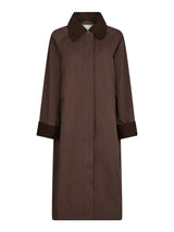 Neo Noir Anneli Cord Coat - Brown
