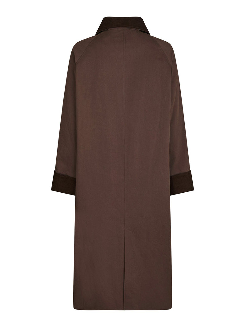 Neo Noir Anneli Cord Coat - Brown