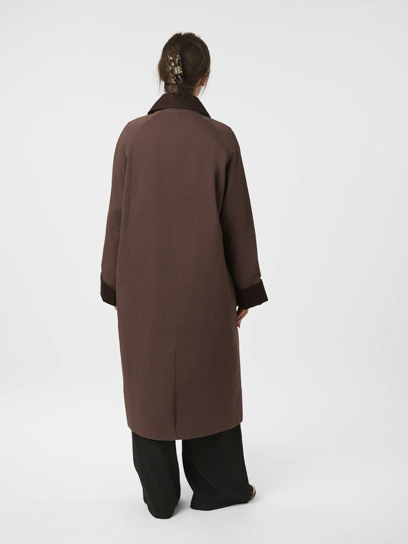 Neo Noir Anneli Cord Coat - Brown