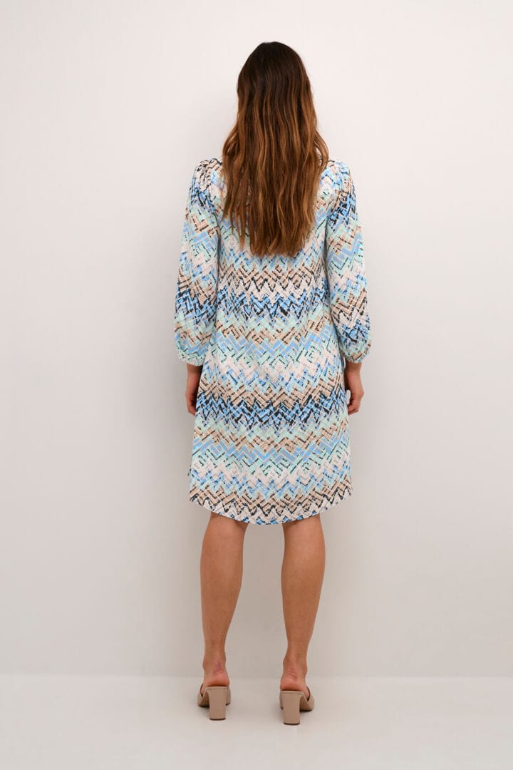 Culture Kendall Short Dress - Blue Graphic