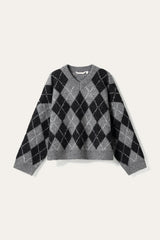 Noella N-Lai Knit - Black Grey Mix