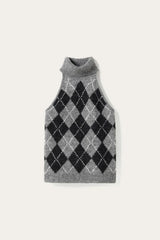Noella N-Lajoianna Knit Top - Black Grey Mix