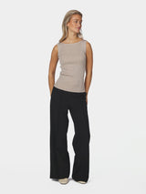 Neo Noir Talia Glitter Knit Top - Sand