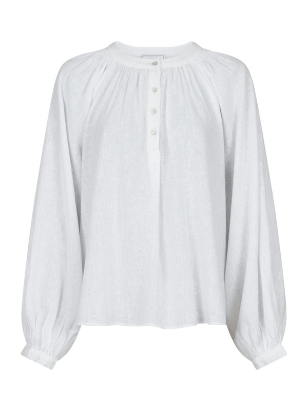 Neo noir Kirsty Solid blouse - White