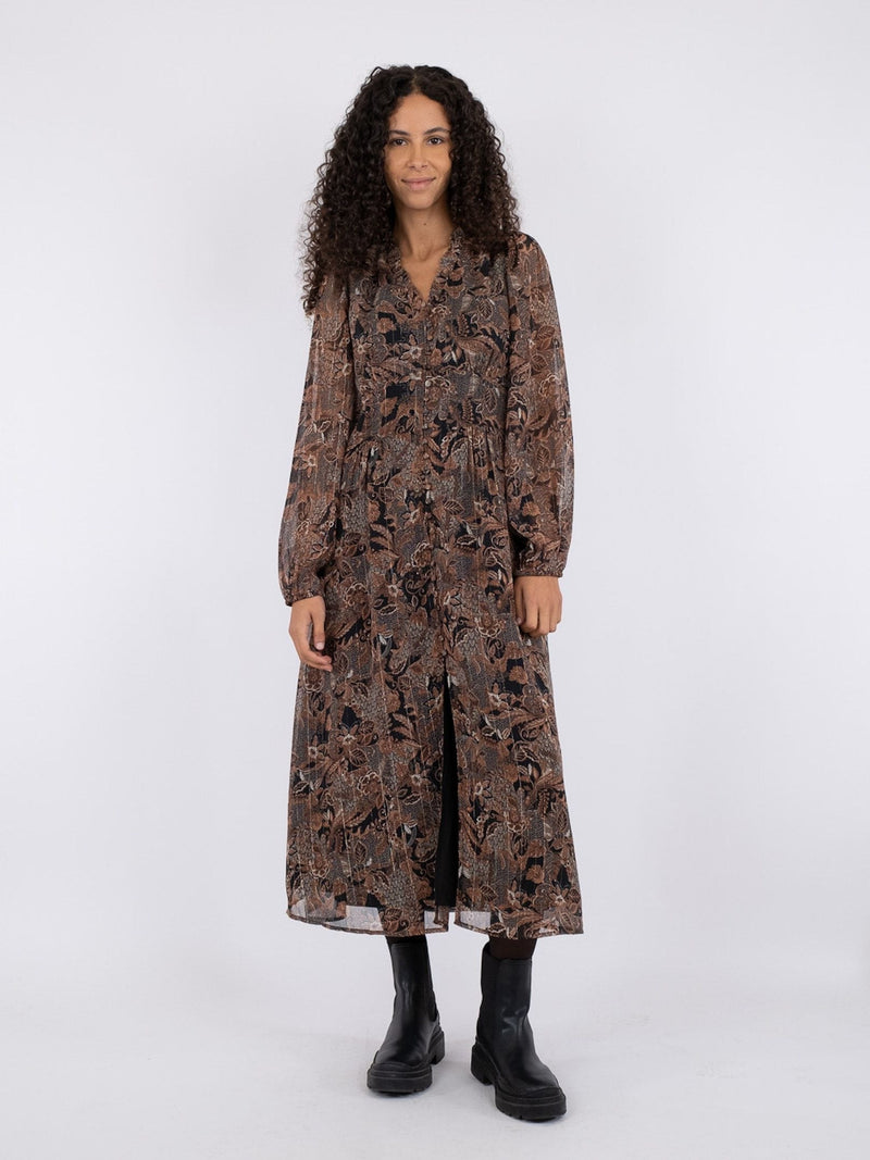 Neo Noir Nimes Forest Fields Dress - Brown