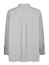 Neo Noir Dalma Stripe Stone Shirt - Grey