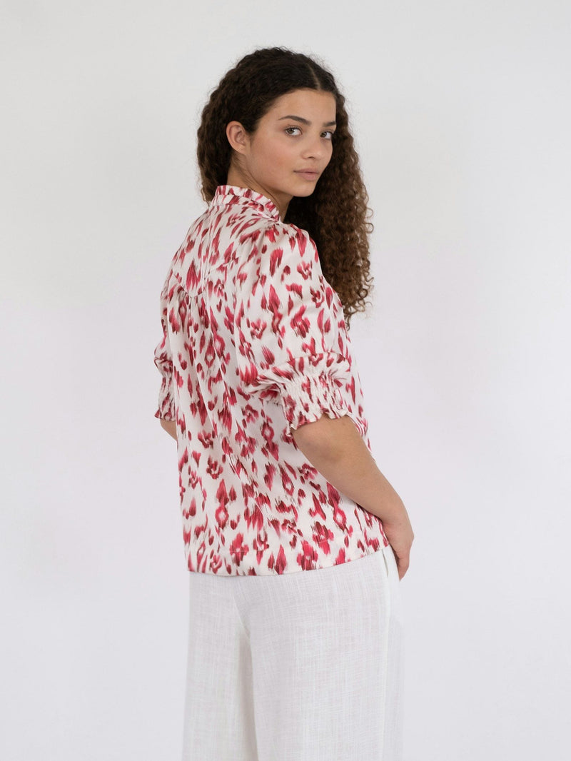 Neo Noir Diana Vibrant Blouse - Pink