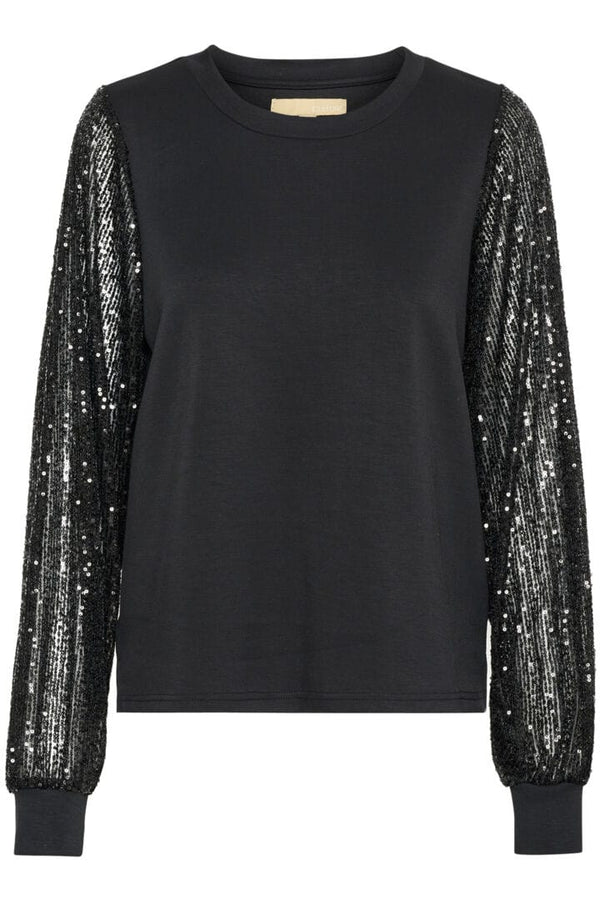 Culture Sula Chabrina Sequins Blouse - Black
