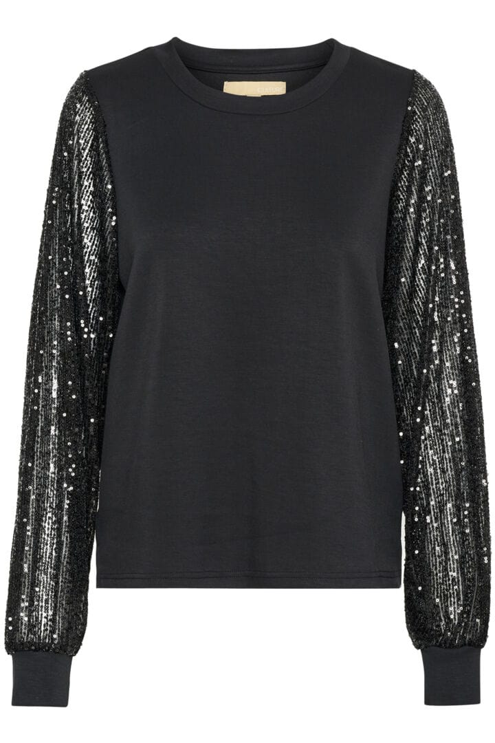 Culture Sula Chabrina Sequins Blouse - Black