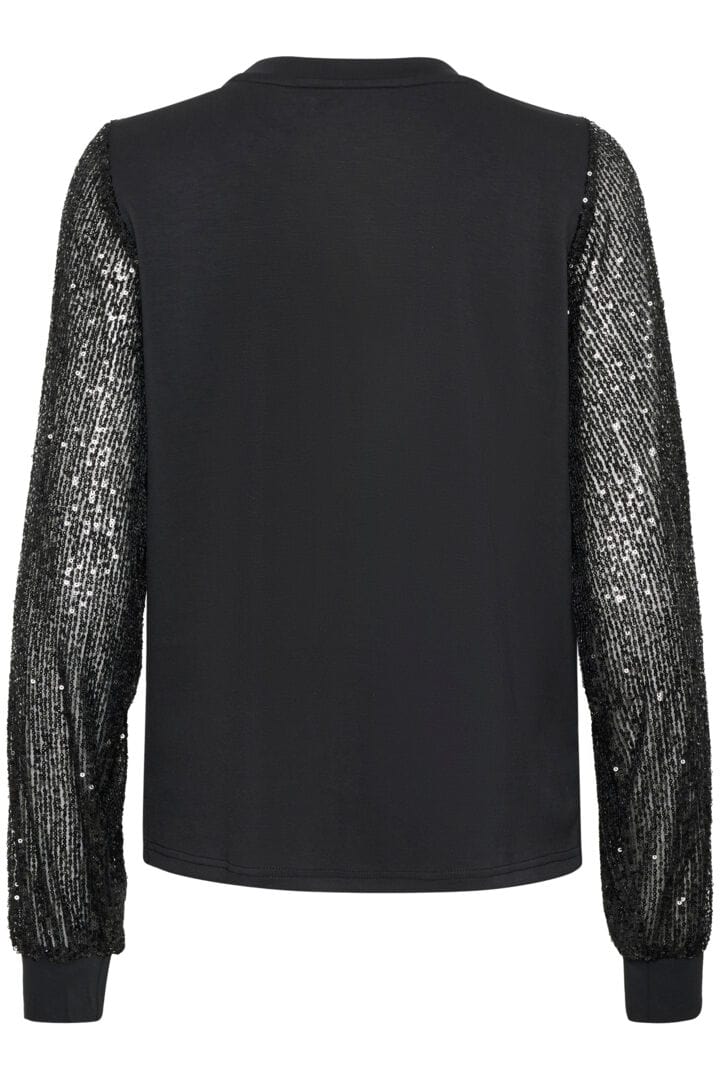 Culture Sula Chabrina Sequins Blouse - Black