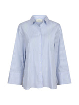 Neo Noir Dita Mini Stripe Shirt - Light Blue