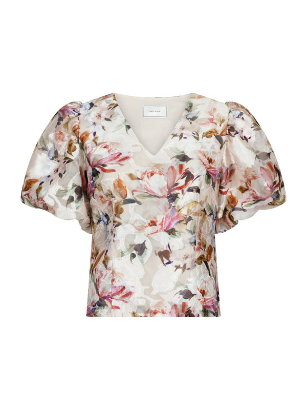 Neo Noir Camia Brocade Print Blouse