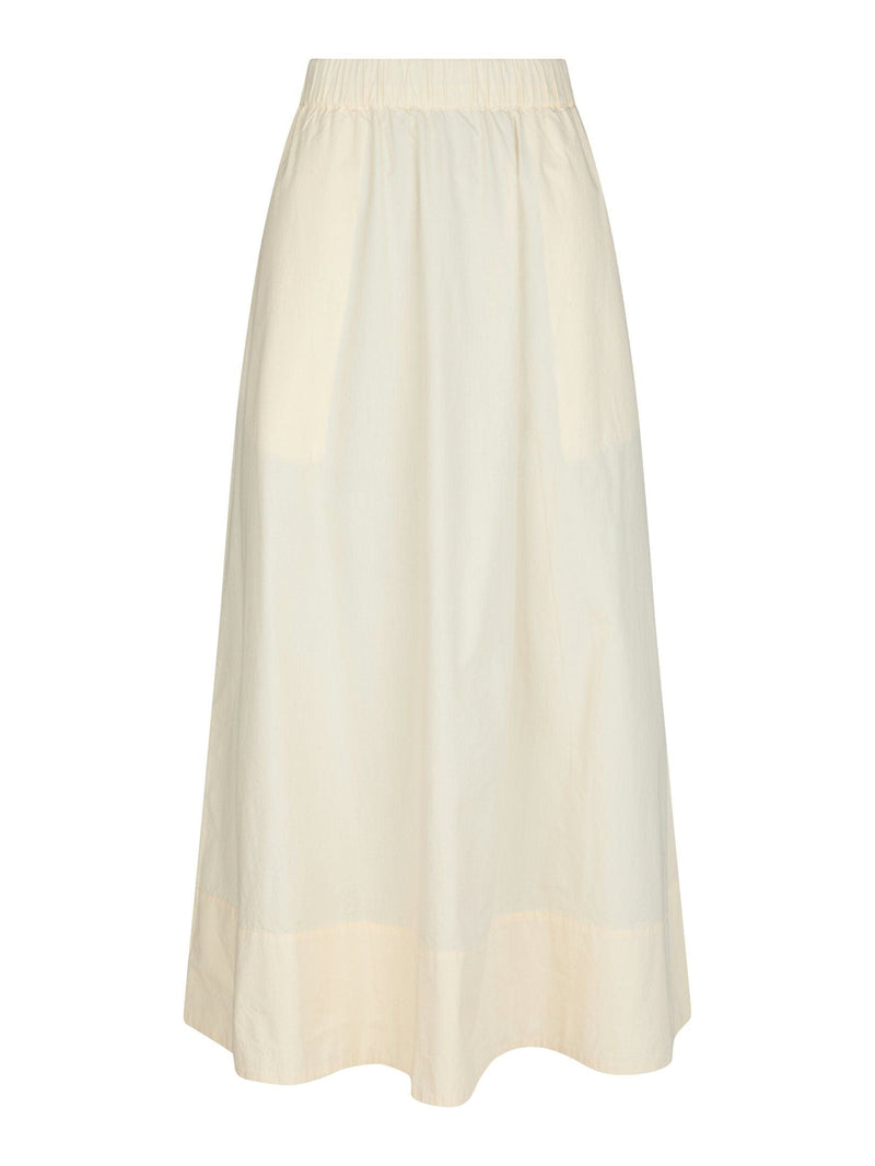 Neo Noir Link C Poplin Skirt -Light Yellow