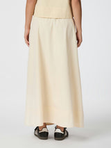 Neo Noir Link C Poplin Skirt -Light Yellow
