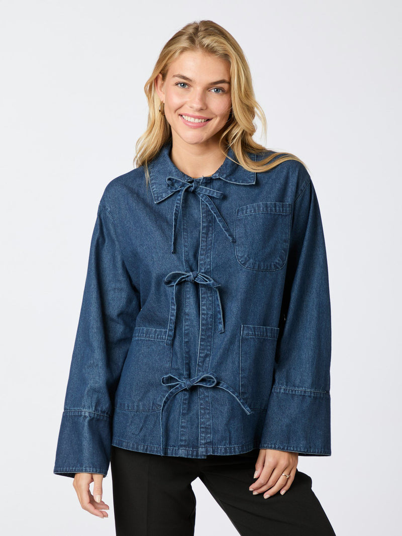 Neo Noir Starlie Denim Shirt