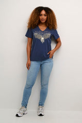 Culture Gith Bronx T-shirt - Blue Bird