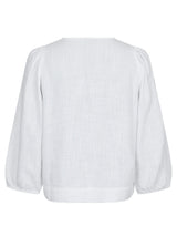 Neo Noir Sarla Soft Linen Blouse - White