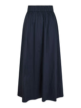 Neo Noir Yara Long Poplin Skirt - Navy