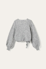 Noella Maelee Knit Cardigan - Medium Grey Melange