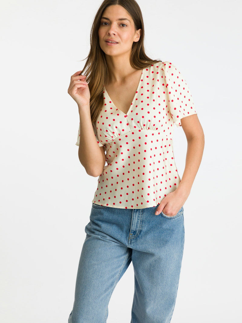 Neo Noir Junie Dot Blouse