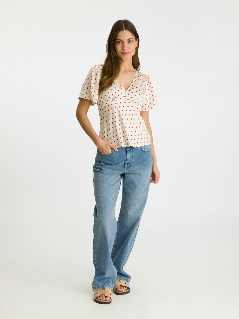 Neo Noir Junie Dot Blouse