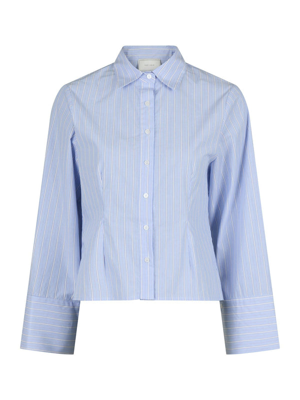 Neo Noir Rosa Stripe Shirt - Light Blue