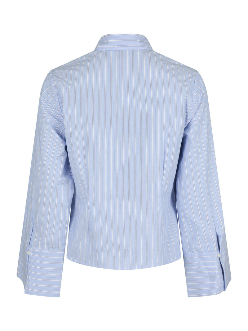 Neo Noir Rosa Stripe Shirt - Light Blue