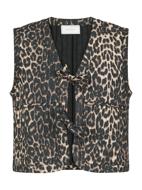 Neo Noir Crissa Leo Vest - Leopard