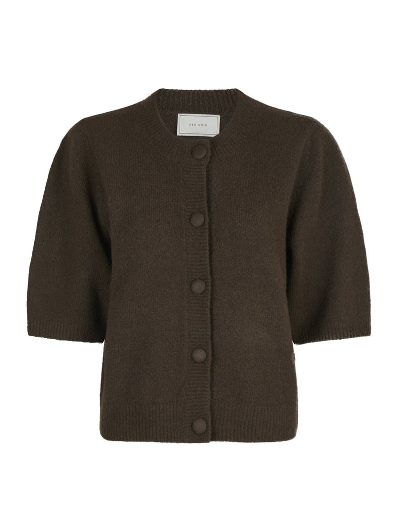 Neo Noir Elmira Knit Cardigan - Chocolata Brown