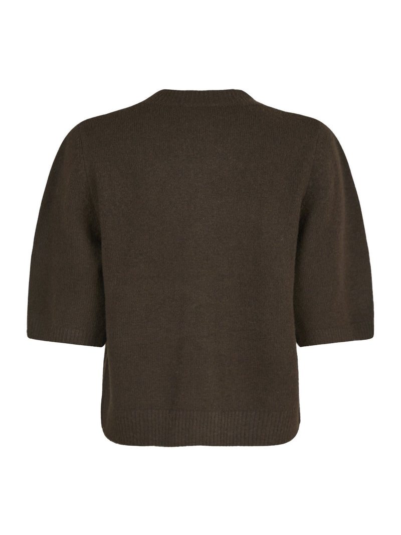 Neo Noir Elmira Knit Cardigan - Chocolata Brown