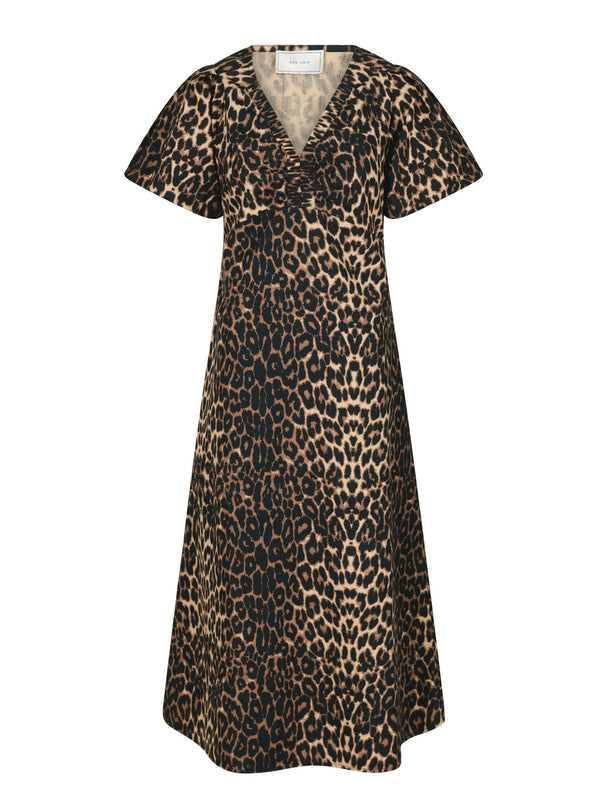 Neo Noir Illana Leo Dress - Leopard