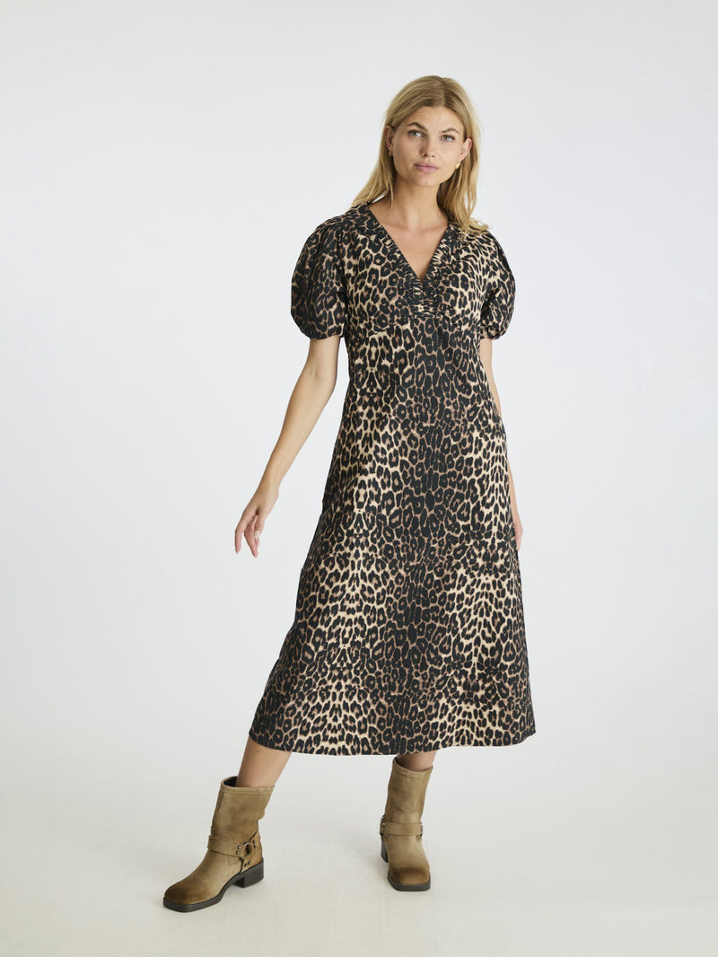 Neo Noir Illana Leo Dress - Leopard