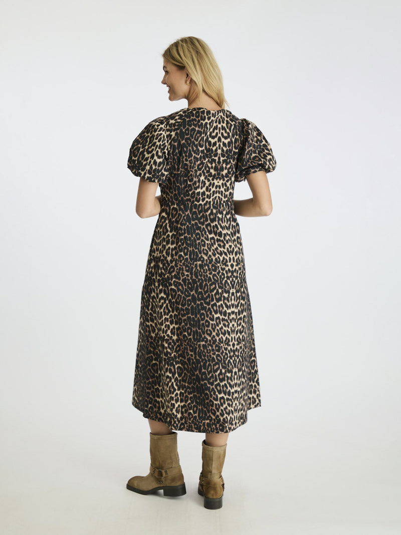 Neo Noir Illana Leo Dress - Leopard