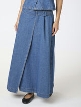 Neo Noir Nina Wrap Denim - Blue