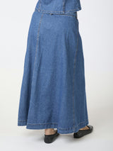 Neo Noir Nina Wrap Denim - Blue