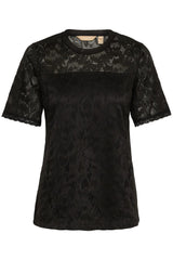 Zophia Nicole SS Blouse - Black