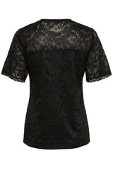 Zophia Nicole SS Blouse - Black