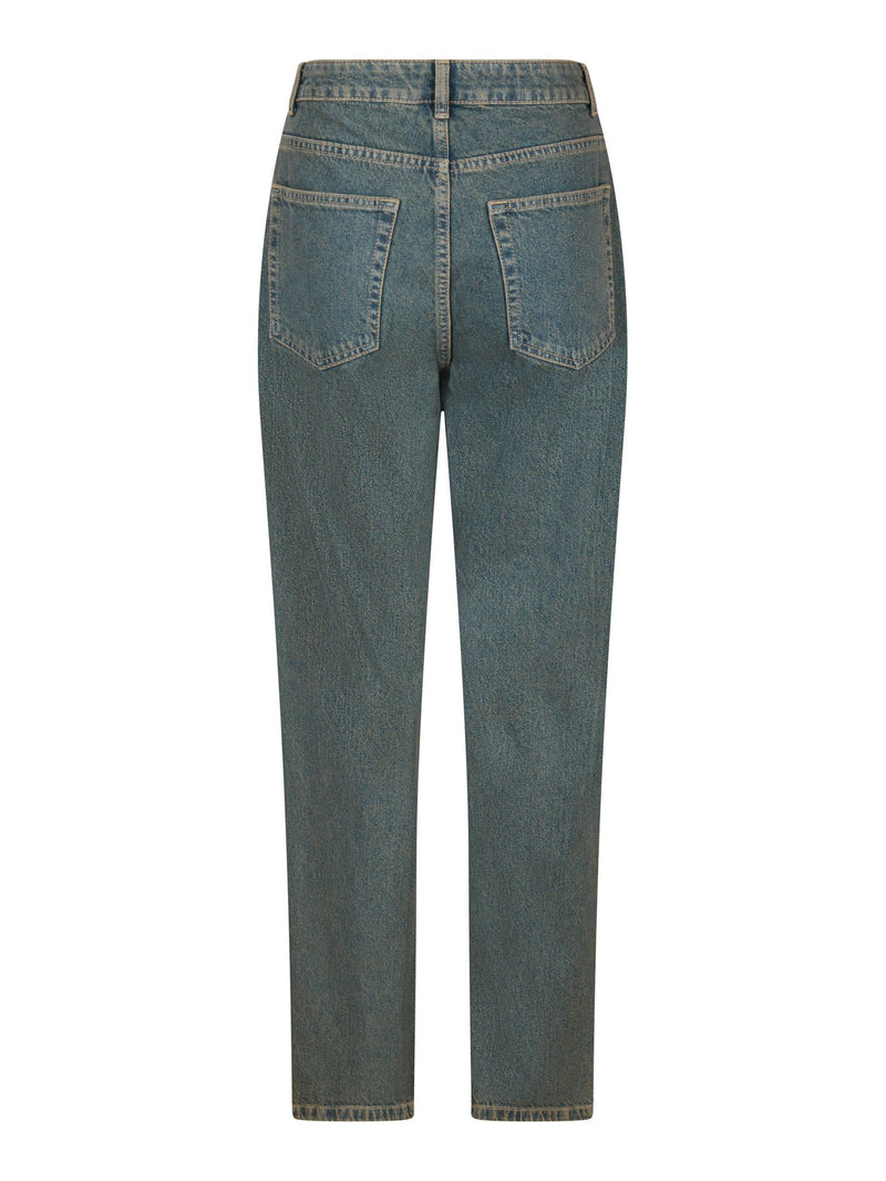 Neo Noir Simona Overdye Pants - Ash Blue