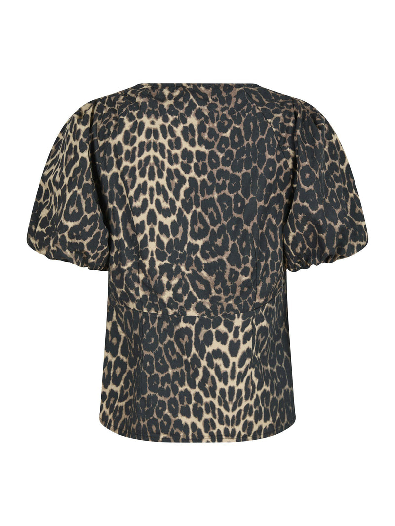 Neo Noir Irina Leo Blouse - Leopard