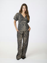 Neo Noir Irina Leo Blouse - Leopard