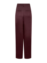 Neo Noir Emmett Heavy Sateen Pants - Burgundy