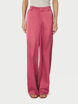 Neo Noir Emmett Heavy Sateen Pants - Cherry Pink