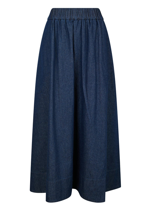 Neo Noir Yara Denim Long Skirt