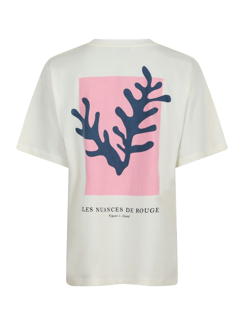 Neo Noir Malin Coral Tee - Rose