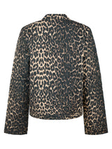 Neo Noir Dubbie Leo Quilt Jacket - Leopard